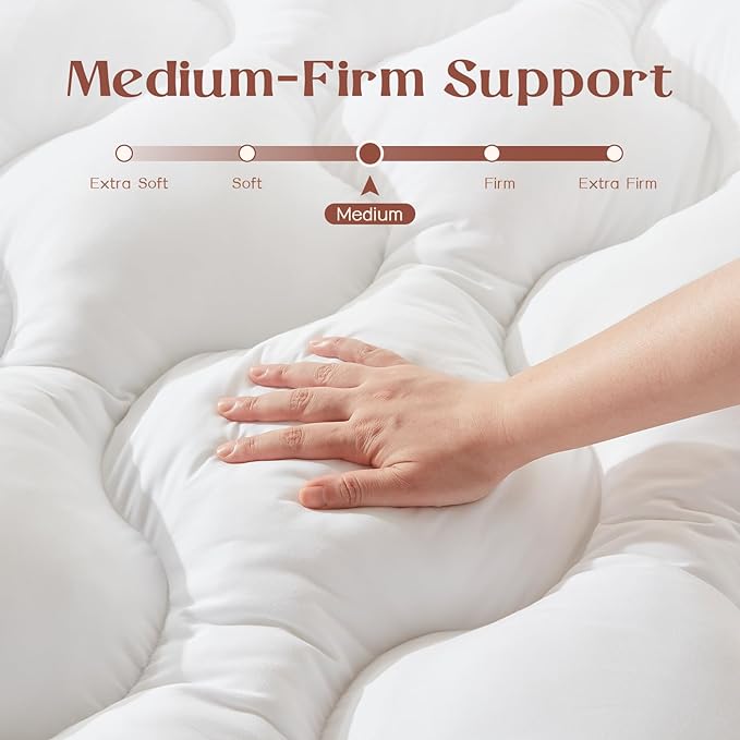 Decroom 4 Inch Mattress Topper King - Image 6