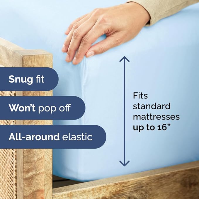 Cal King Fitted Bed Sheet - Image 3