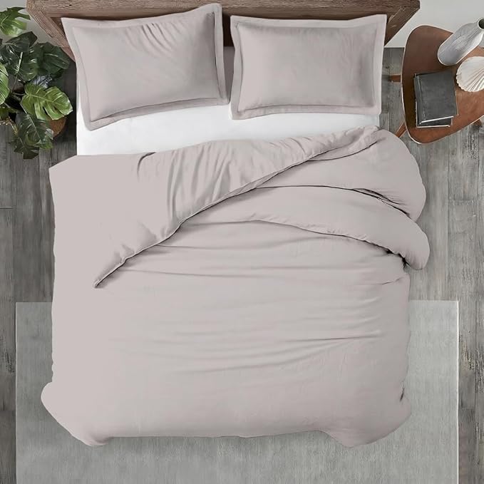 Kotton Culture 3 Pc Duvet Cover Queen Size/Full Size Set-100% Egyptian Cotton by KottonCulture