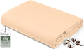Royale Linens 100% Organic Cotton King Flat Sheet Only by ROYALELINENS
