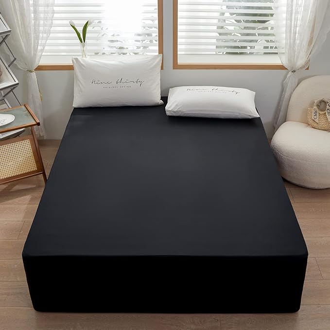 Bedding Queen Size Fitted Sheet Only- Bottom Matress Fitted Sheet-Fits 15inches - Image 2