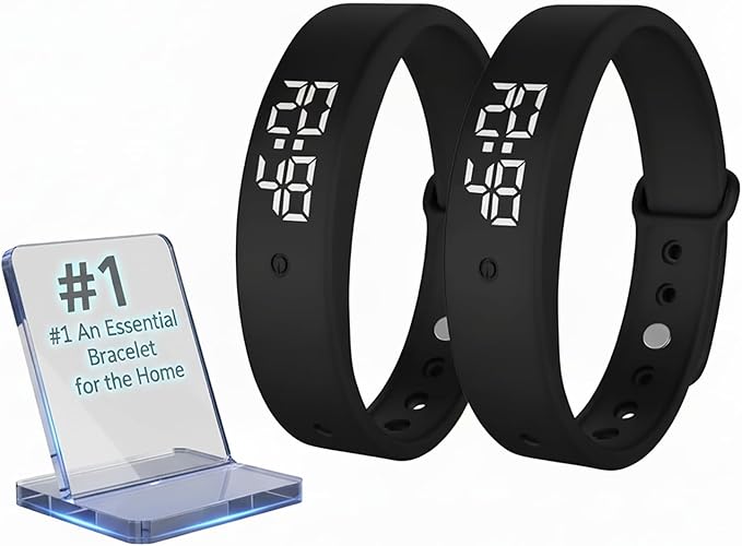 Vibrating Alarm Wristband Heavy Sleepers Adults Wrist Band Shock Clock Watch by Unknown