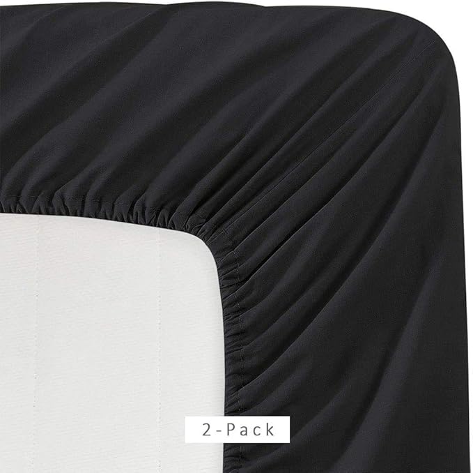 Microfiber Ultra Soft Queen Fitted Sheets – 1800 Thread Count, Wrinkle-Resistant - Image 2