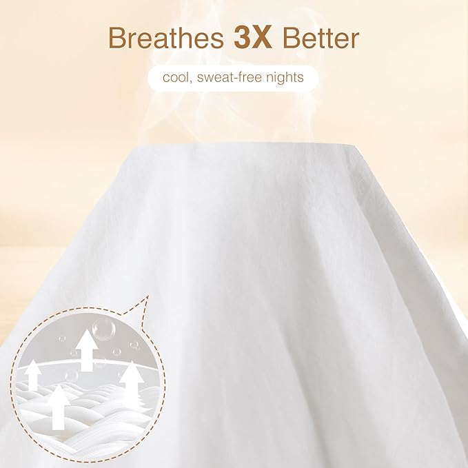 SONORO KATE 100% French Linen Duvet Cover, Soft Breathable - Image 3