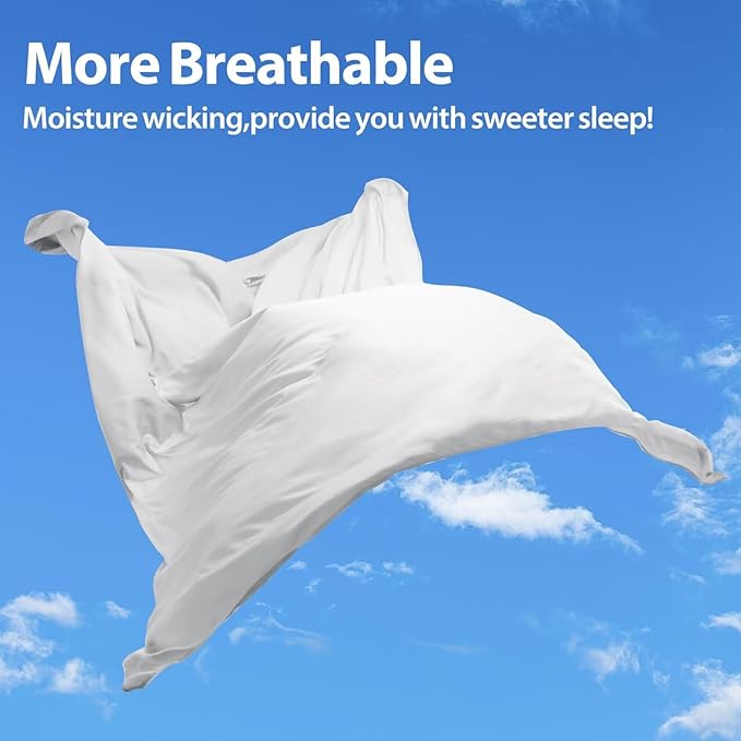 Bamboo Viscose Flat Sheets Only, 400 Thread Count Sateen Weave Full Size Flat - Image 5