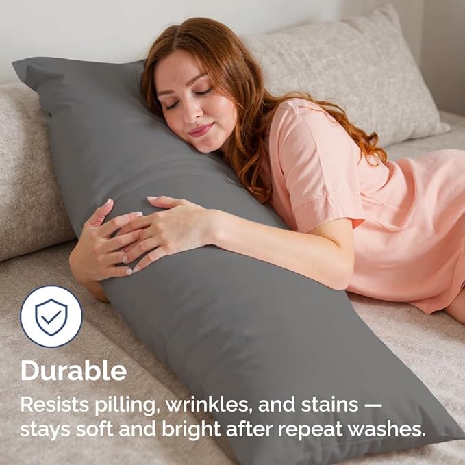 Body Pillowcases Set of 4-20x54 Long Body Pillow Case - Image 4
