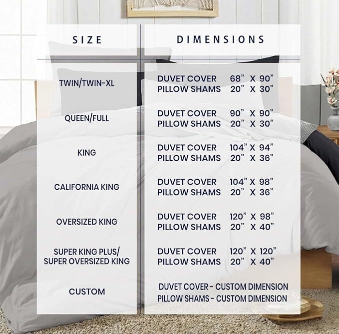 Kotton Culture 3 Pc Twin Size Duvet Cover Set- 100% Egyptian Cotton 600 TC - Image 3
