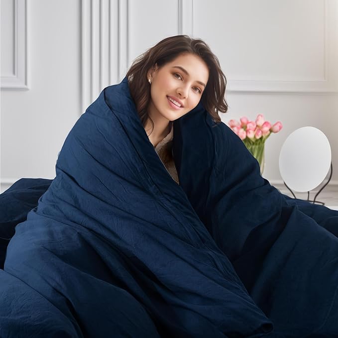 NEXHOME PRO Queen Duvet Cover Set, 100% Certified Organic Cotton - Image 7