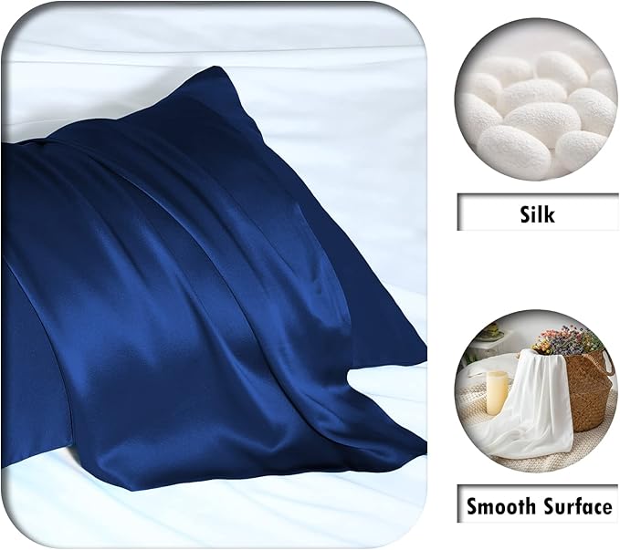 Mulberry Silk Pillowcase for Hair and Skin Pillow Case - Image 2
