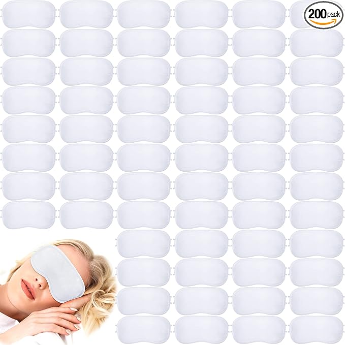 Tarpop 200 Pcs Eye Mask Sleeping Blindfold Eye Cover by Tarpop