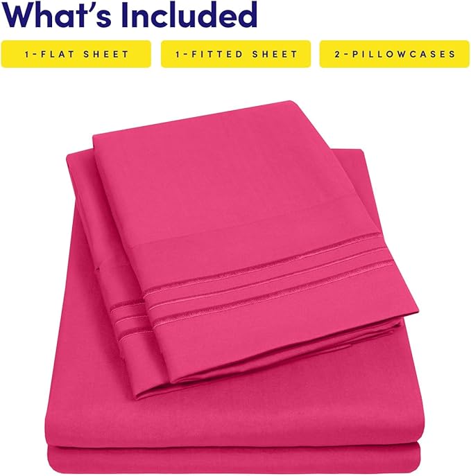 Full Size Sheet Set with Built-in Sheet Straps - Image 4