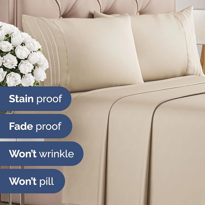 Twin XL Size Flat Sheets - Image 7