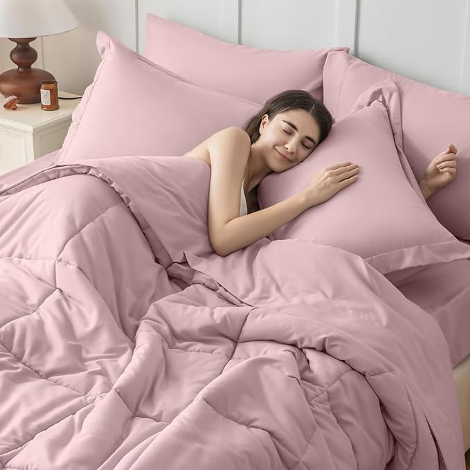 JOLLYVOGUE Twin XL Comforter Set, Ultra-Soft Bed in a Bag Twin XL Size 5 Pieces - Image 6
