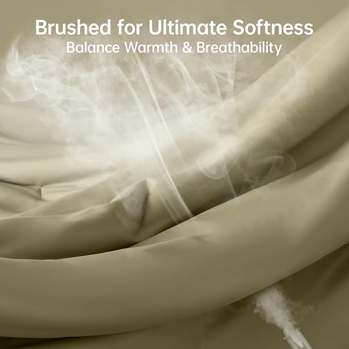 MUXHOMO Queen Comforter Set, All Season Ultra Soft Down Alternative Bedding - Image 3