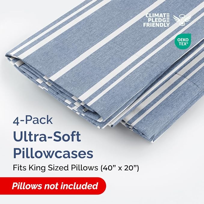 King Pillow Cases Set of 4 - Image 2