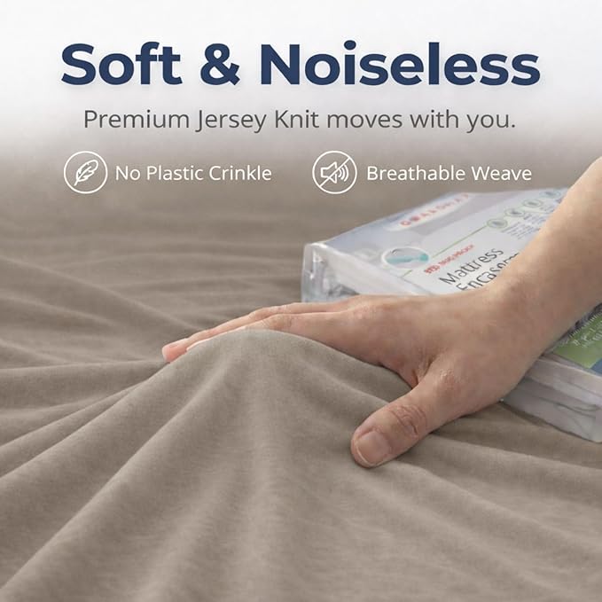 Guardmax Jersey Knitted Sleeper Sofa Zippered Mattress Encasement - Image 7