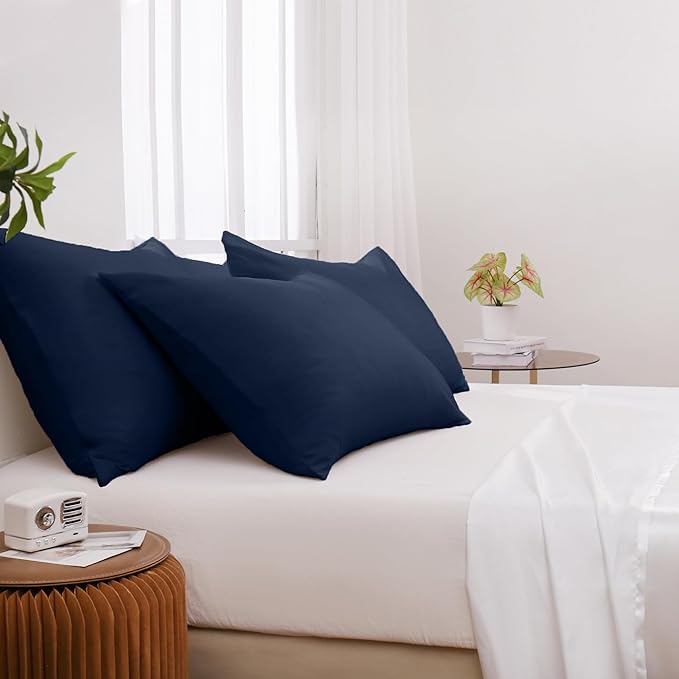 Pillowcases Standard 4 Pack, 20x26 Pillow Cases - Image 2
