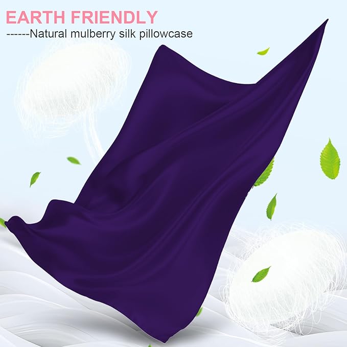 Silk Pillow Cases 2 Pack Standard Size - Image 2