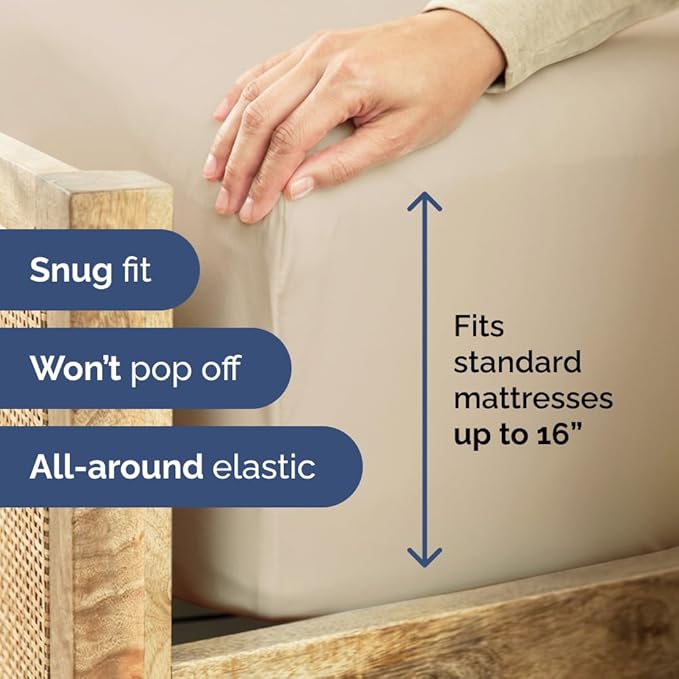 Cal King Fitted Bed Sheet - Image 3