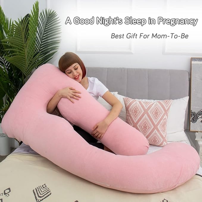 60 Inch Pregnancy Pillows for Sleeping, Extra Large U Shaped Body Pillow - Image 9