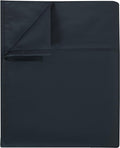 Flat Sheet Only Queen Size, 400 TC 100% Egyptian Cotton Flat Sheet Black Cotton by ShunjieHome