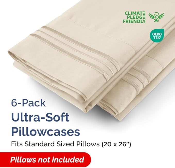Standard Pillow Cases Set of 6 - Image 2