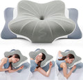 Cervical Pillow for Neck Pain Relief -Cooling Ergonomic Memory Foam Pillow by DONAMA