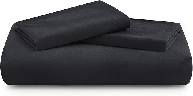 LOVQUE Bedding Duvet Cover Queen Size, 100% Washed Cotton Linen Like Natural - Image 7