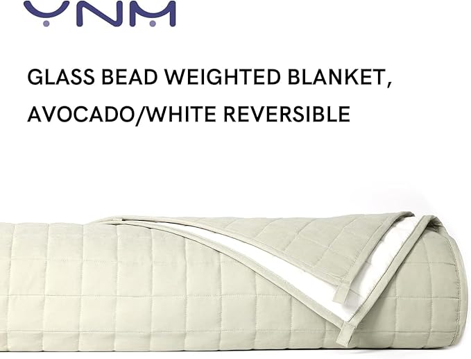 YnM Exclusive 30lbs Weighted Blanket, Extra Heavy Cotton/Polyester Bed Blanket - Image 2