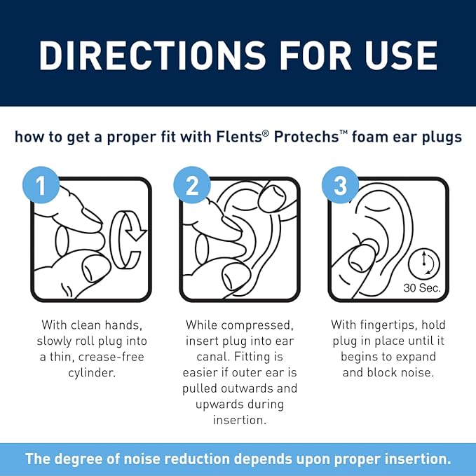 Flents Protechs Foam Ear Plugs, 10 Pair - Image 6