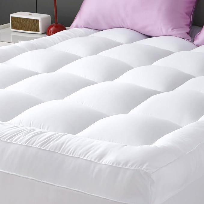 YUGYVOB King Mattress Pad Extra Thick, and Breathable Mattress Topper 8-21" by PremiumHomeLinens