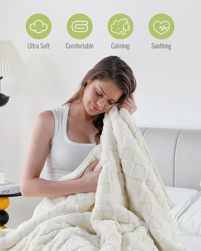 Uttermara Weighted Blankets for Adults Full Size, 12lbs 60x80 inches Blanket - Image 4