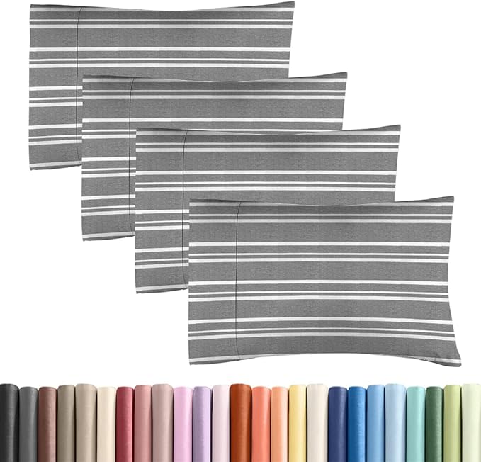 King Standard Pillow Cases Set of 4 by CGKUnlimited