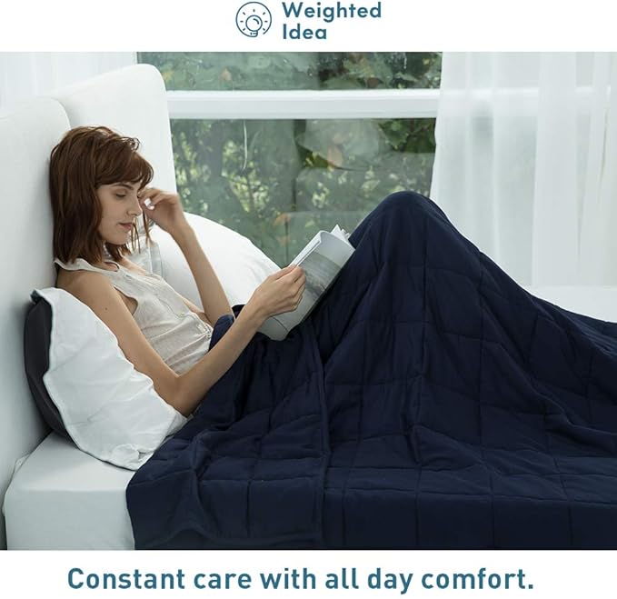 Weighted Idea Weighted Blanket for Adults Cooling Breathable Heavy Blanket - Image 3