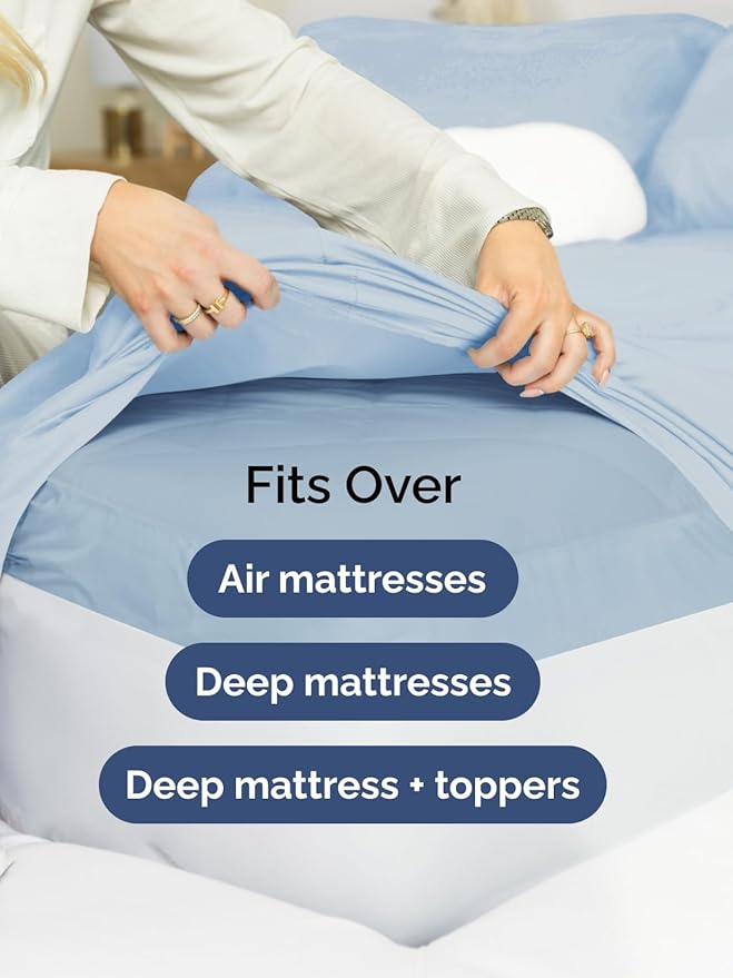 Extra Deep Split King Fitted Sheet - Image 6