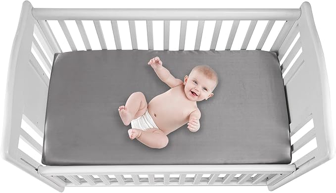 GUNTAIL 2 Pack Silk Crib Sheets - Image 3