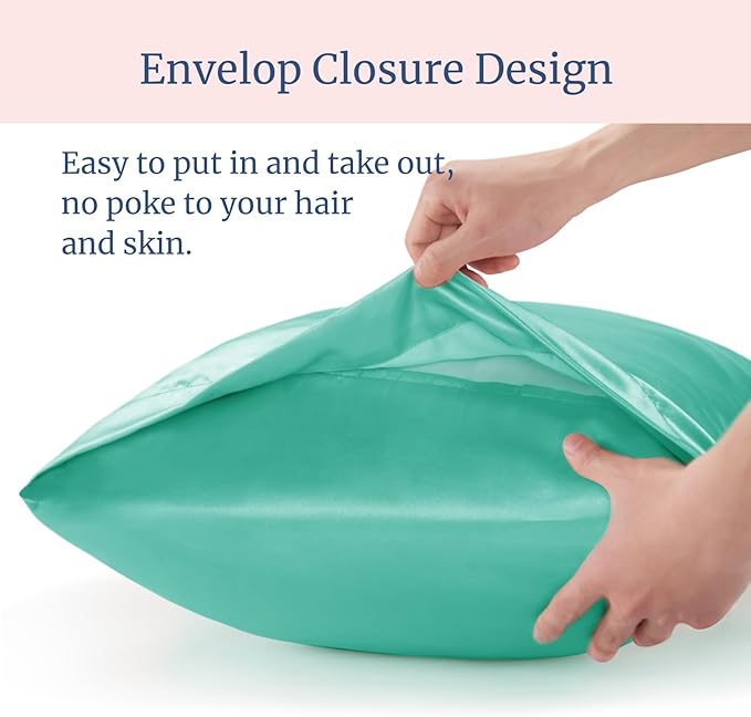 BEDELITE Satin Pillowcase for Hair and Skin, Super Soft Similar to Silk Pillow - Image 6