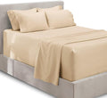 Hearth & Harbor Luxury Soft 6 Piece Bed Sheet Set Extra Deep Pocket Fitted by HearthHarbor
