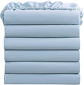 FreshCulture Twin Fitted Sheets, Bulk Pack of 6, Deep Pocket, Soft Microfiber by FreshCulture