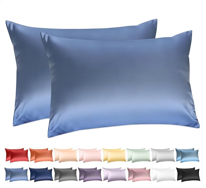 100% Cotton King Pillowcases Set of 2, Deep Dream 600 Thread Count Pillow Cases by DeepDream