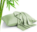 BEDELITE Sage Green Pillow Cases Queen Size Set of 2, Rayon Derived from by BEDELITE