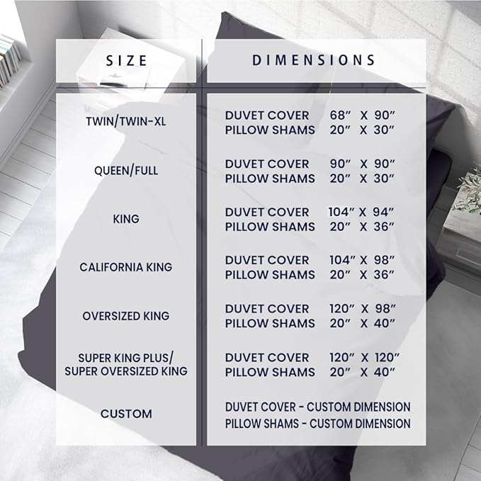 Kotton Culture 3 Pc 120"x120" Duvet Cover Set Super King Plus/Super Oversize - Image 4
