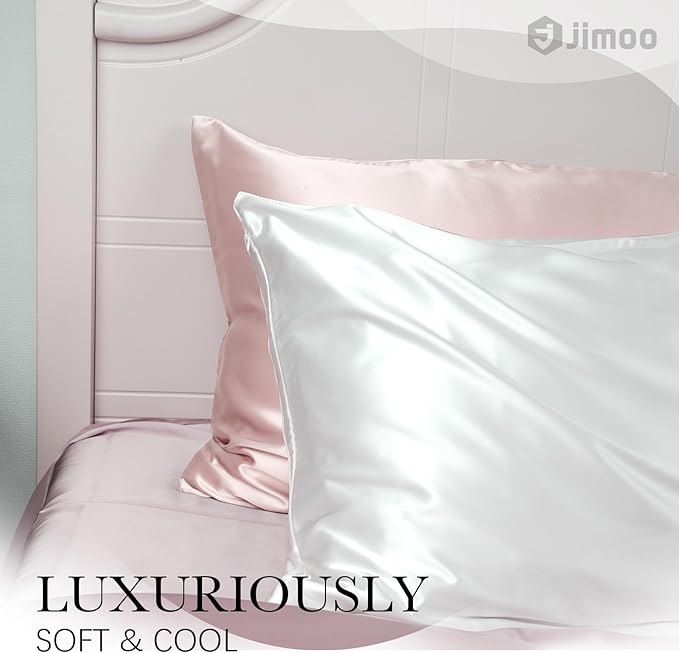 100% Mulberry Silk Pillowcase for Hair and Skin, 22 Momme Pure Natural Silk - Image 2