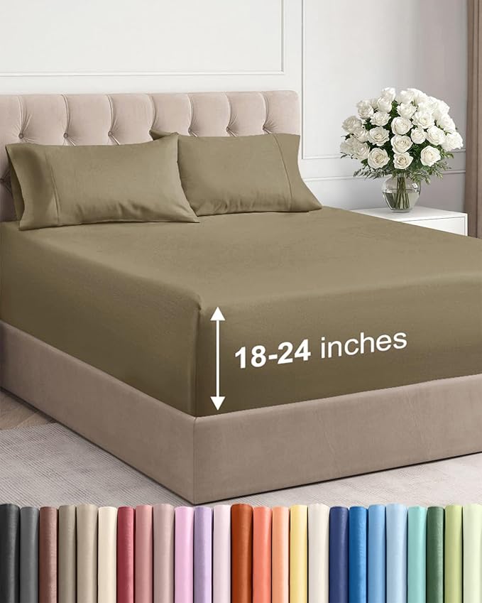 Extra Deep Cal King Sheet Set by CGKUnlimited