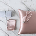 DISANGNI Silk Indulgence Set: Premium 22 Momme Mulberry Silk Pillowcase & Eye by DISANGNI