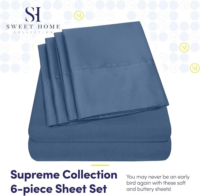 Queen Sheets Denim - Image 2