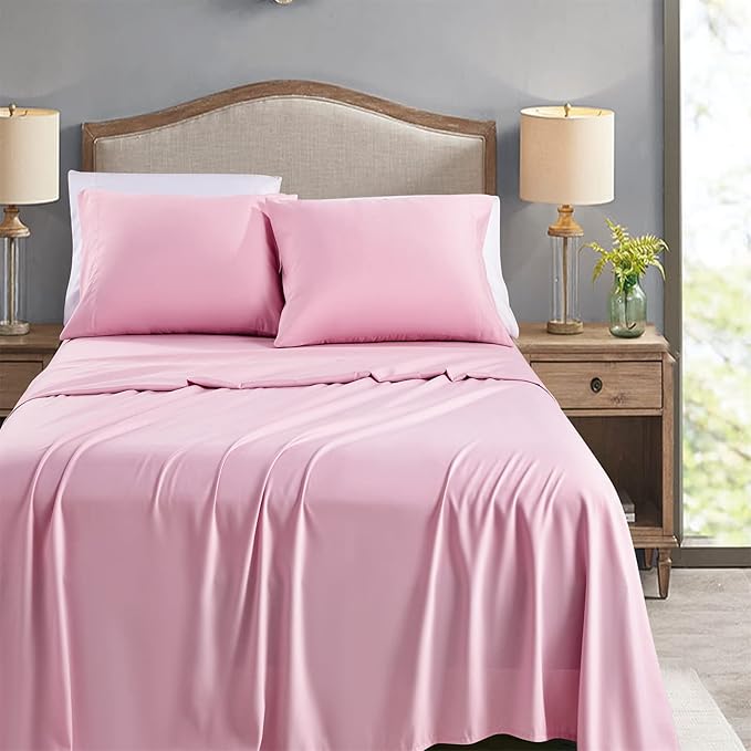 FreshCulture Full Flat Sheets Only, Soft Microfiber Bedding Sheets - Image 2