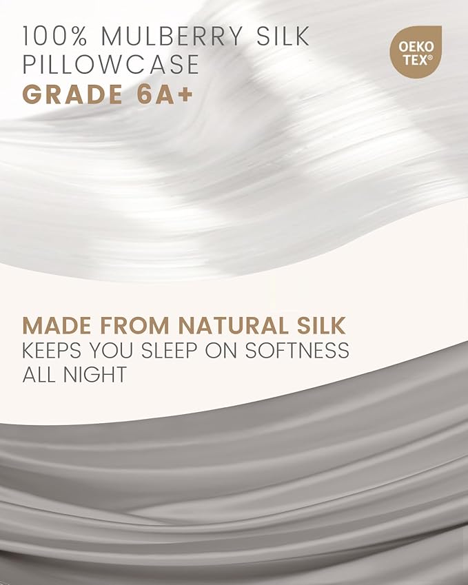 THXSILK Set of 2 Silk Pillowcase - Image 2