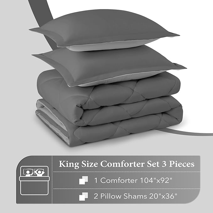 downluxe King Size Comforter Set - Image 6