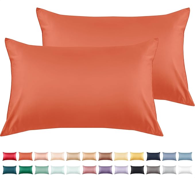 Warmstar Cotton Pillow Cases King Size Set of 2, 600 Thread Count Pillowcases by Warmstar